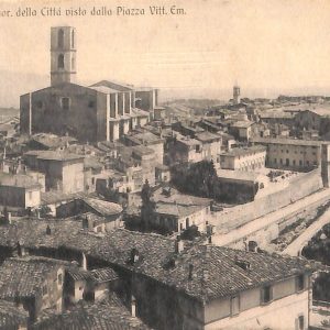 aa9804 - CARTOLINA  D'EPOCA - Perugia Città - Piazza Vittorio Emanuele  1912