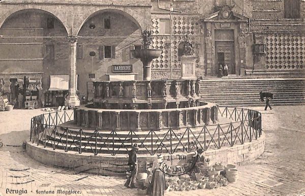 aa9811 - CARTOLINA  D'EPOCA - Perugia Città - Fontana Maggiore  1909