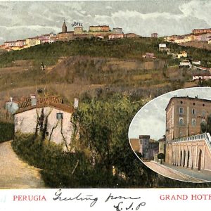 aa9814 - CARTOLINA  D'EPOCA - Perugia Città - Grand Hotel Brufani