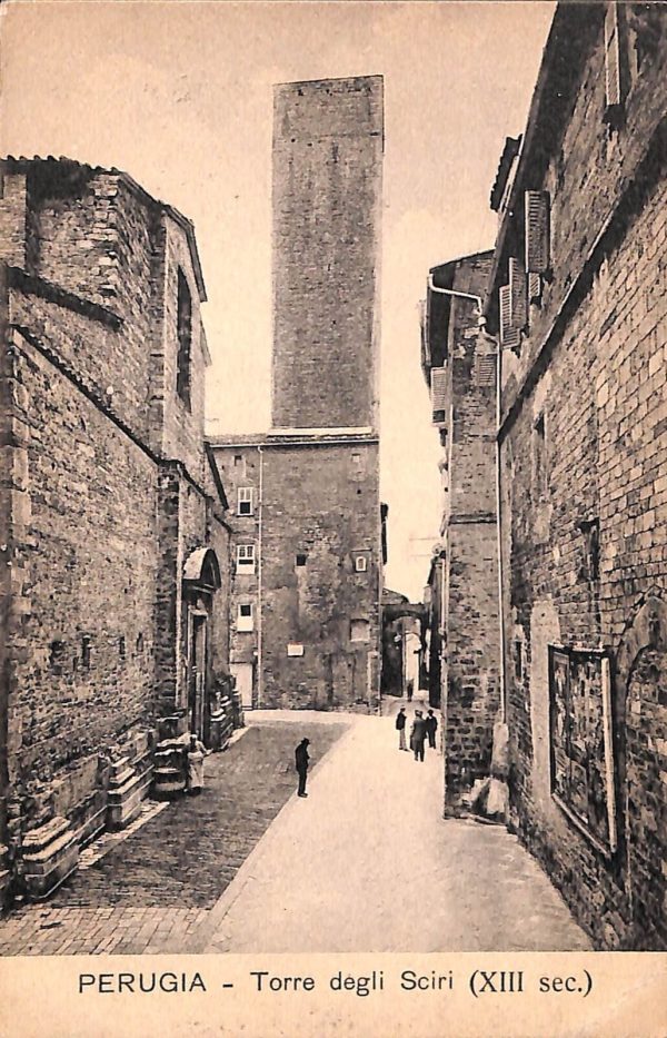 aa9817 - CARTOLINA  D'EPOCA - Perugia Città - Torre degli Sciri