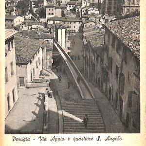 aa9819 - CARTOLINA  D'EPOCA -Perugia Città -Via Appia   1951