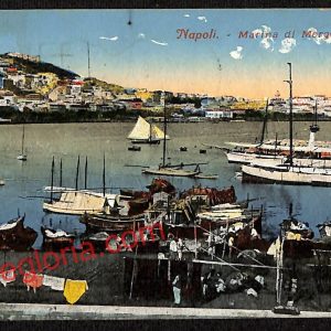 ag9558 - CARTOLINE D'EPOCA - Napoli Città - Marina di Mergellina