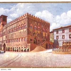 aa9830 - CARTOLINA  D'EPOCA - Perugia Città - Palazzo Pubblico