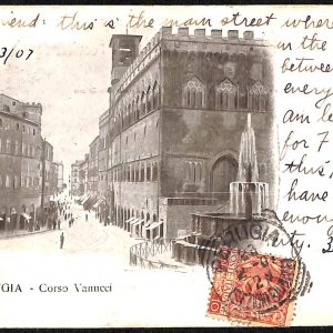 aa9831 - CARTOLINA  D'EPOCA - Perugia Città - Corso Vannucci