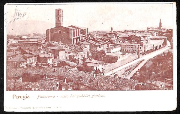 aa9832 - CARTOLINA  D'EPOCA - Perugia Città