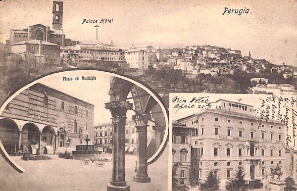 aa9833 - CARTOLINA  D'EPOCA - Perugia Città - Piazza Municipio