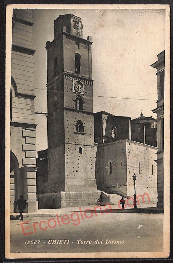 ae4963 - CARTOLINA D'EPOCA - Chieti Città - Torre del Duomo