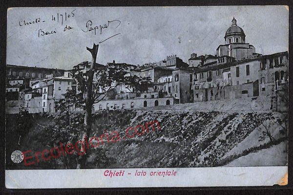 ae4968 - CARTOLINA D'EPOCA - Chieti Città - Panorama  1905