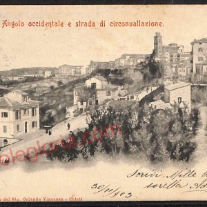 ae4969 - CARTOLINA D'EPOCA - Chieti Città - Panorama  1903