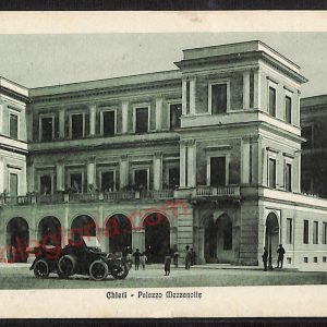 ae4971 - CARTOLINA D'EPOCA - Chieti Città - Palazzo Mezzanotte