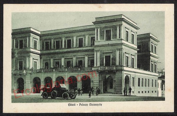 ae4971 - CARTOLINA D'EPOCA - Chieti Città - Palazzo Mezzanotte