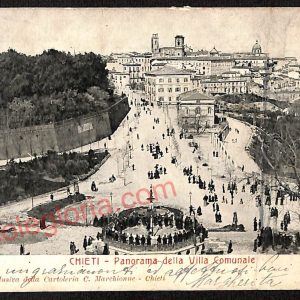 ae4972 - CARTOLINA D'EPOCA - Chieti Città - Panorama