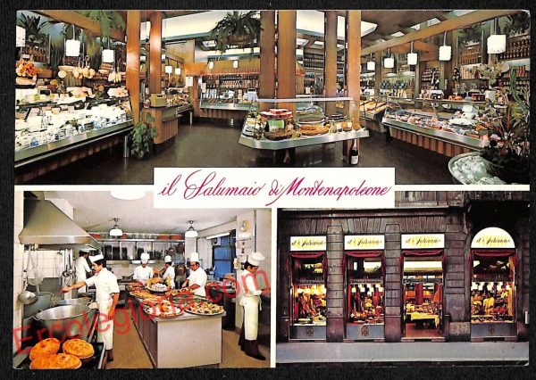 ag9212 - CARTOLINA D'EPOCA - Milano Città - Il Salumaio di Montenapoleone