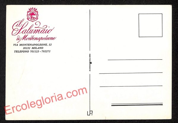 ag9212 - CARTOLINA D'EPOCA - Milano Città - Il Salumaio di Montenapoleone - immagine 2