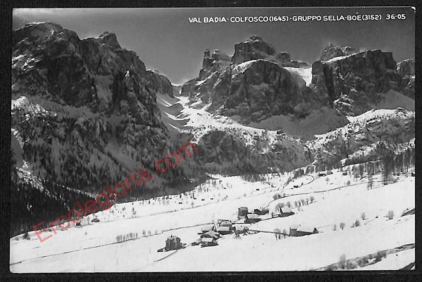 ae3482 - CARTOLINA  D'EPOCA - Bolzano Città - Val Badia  1953