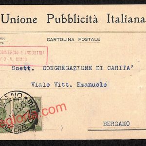 ag9215 - STORIA POSTALE - Milano Città - Unione Pubblicità Italiana