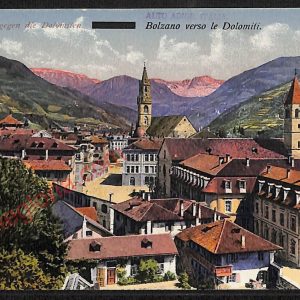 ae3488 - CARTOLINA  D'EPOCA - Bolzano Città - Dolomiti