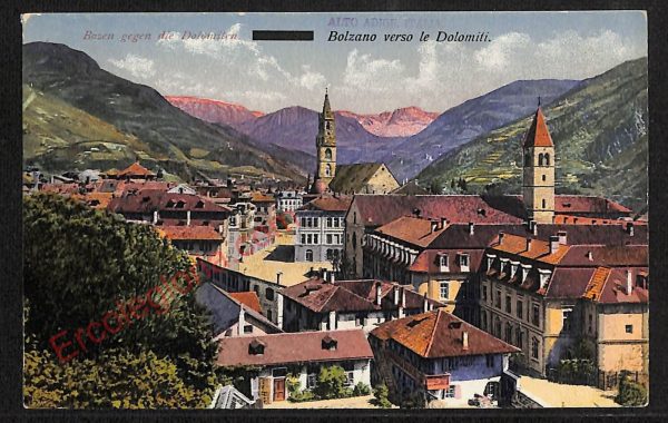 ae3488 - CARTOLINA  D'EPOCA - Bolzano Città - Dolomiti