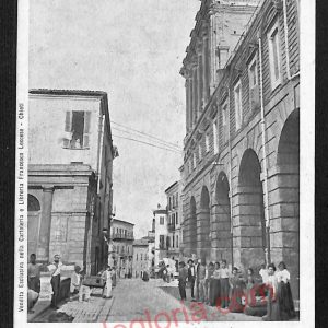ae4988 - CARTOLINA D'EPOCA - Chieti Città - Portici del Seminario  1904