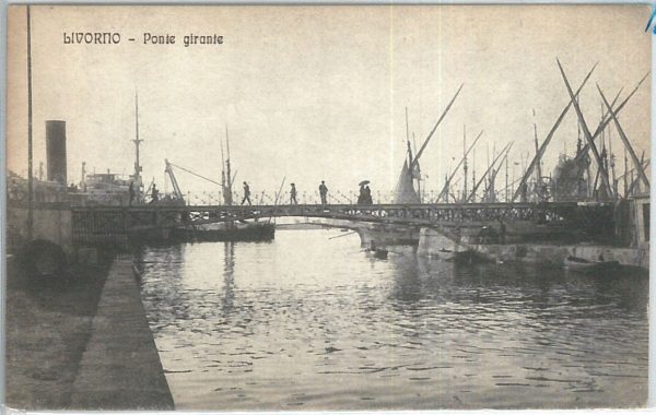 73395  - CARTOLINA d'Epoca: LIVORNO Città -  PONTE GIRANTE