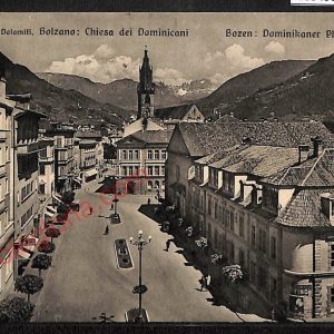 ae3491 - CARTOLINA  D'EPOCA - Bolzano Città - Chiesa dei Dominicani