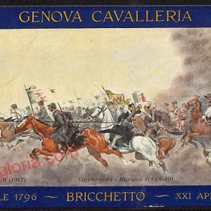 ag0864 - CARTOLINA D'EPOCA - Genova Città - Cavalleria  1924
