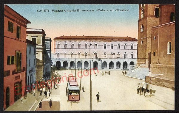 ae4990 - CARTOLINA D'EPOCA - Chieti Città - Piazza Vittorio Emanuele