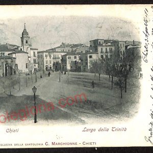 ae4991 - CARTOLINA D'EPOCA - Chieti Città - Panorama  1901
