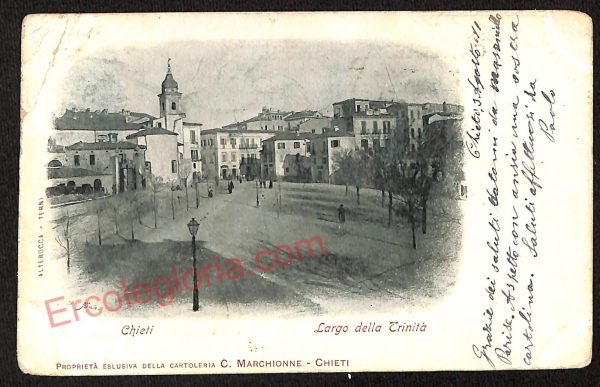 ae4991 - CARTOLINA D'EPOCA - Chieti Città - Panorama  1901