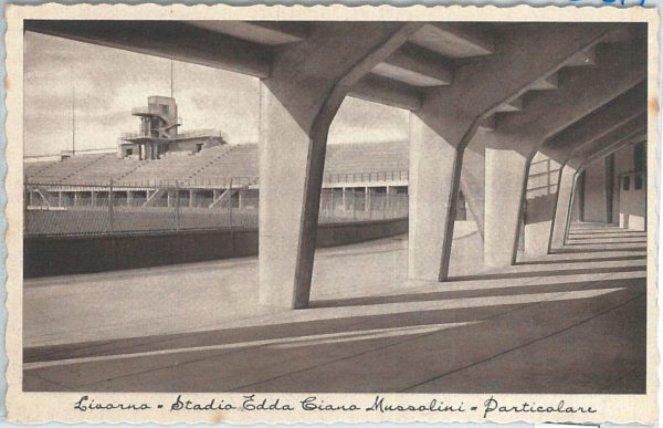 73393  - CARTOLINA d'Epoca: LIVORNO Città -  STADIO EDDA CIANO MUSSOLINI