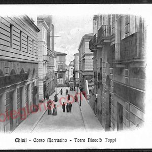 ae4992 - CARTOLINA D'EPOCA - Chieti Città - Corso Marrucino