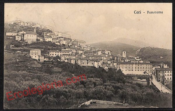 ag5764 - CARTOLINA D'EPOCA - Latina Provincia - Cori   1912