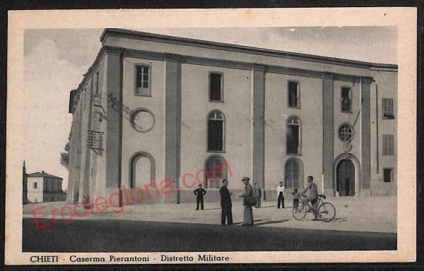 ae4993 - CARTOLINA D'EPOCA - Chieti Città - Caserma Pierantoni