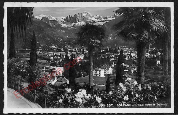 ae3496 - CARTOLINA  D'EPOCA - Bolzano Città - Dolomiti  1936