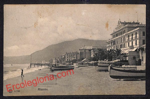 ai5018 - CARTOLINA D'EPOCA - Savona Provincia - Alassio