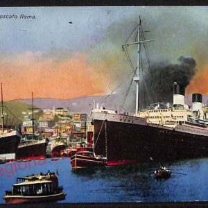ag0874 - CARTOLINA D'EPOCA - Genova Città - Piroscafo Roma  1928