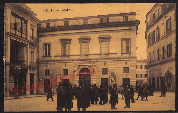 ae4995 - CARTOLINA D'EPOCA - Chieti Città - Teatro