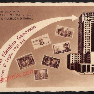 ag0876 - CARTOLINA D'EPOCA - Genova Città - 1° Raduno Filatelico Genovese