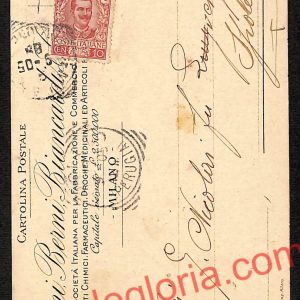 ag9220 - STORIA POSTALE - Milano Città - Zini, Berni, Biancardi