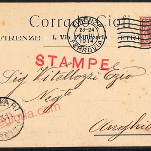 ae6700 - CARTOLINA D'EPOCA - Firenze Città - Corrado Ciofi  1914