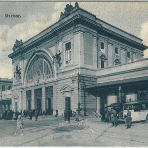 73439  - CARTOLINA d'Epoca: LIVORNO Città - STAZIONE CENTRALE train station 1937
