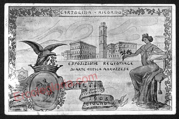 ae5004 - CARTOLINA D'EPOCA - Chieti Città - Esposizione Regionale