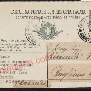 ae5005 - CARTOLINA D'EPOCA DOPPIA - Chieti Città