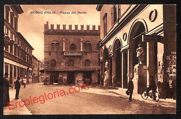 ah9808 - CARTOLINA D'EPOCA - Reggio Emilia Città - Piazza del Monte
