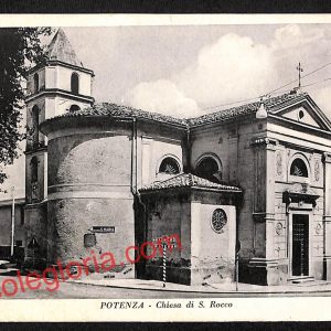 ah8889 - CARTOLINA D'EPOCA - Potenza Città - Chiesa di San Rocco
