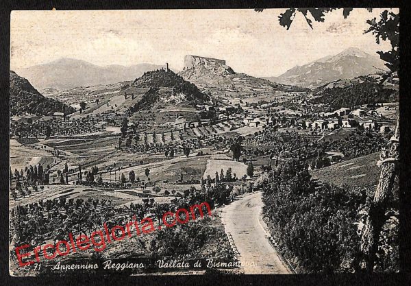 ah9814 - CARTOLINA D'EPOCA - Reggio Emilia Provincia - Bismantova