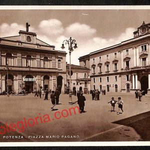 ah8901 - CARTOLINA D'EPOCA - Potenza Città - Piazza Mario Pagano