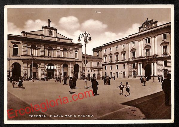 ah8901 - CARTOLINA D'EPOCA - Potenza Città - Piazza Mario Pagano