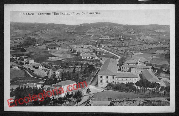 ah8902 - CARTOLINA D'EPOCA - Potenza Città - Caserma ''Basilicata''
