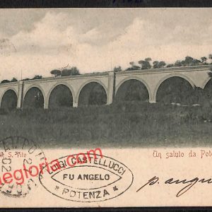 ah8904 - CARTOLINA D'EPOCA - Potenza Città - Ponte San Vito